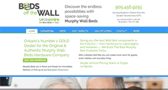 Desktop Screenshot of bedsoffthewall.com